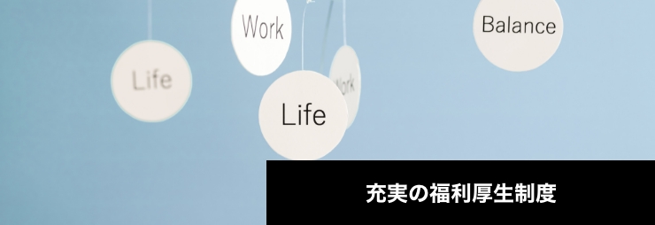 充実の福利厚生制度 width=